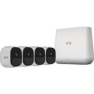 4-Pack Arlo Pro Indoor/Outdoor HD Wire Free Security Camera System $350 + Free Shipping