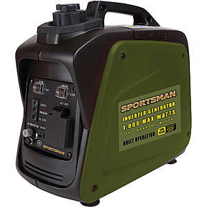 Sportsman GEN1000i 1000-Watt Gasoline Inverter Generator $159 + Free Shipping