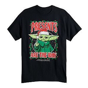 Men's Holiday Character Graphic Tees (Various Colors/Styles) $3.27 + F/S on order $49+