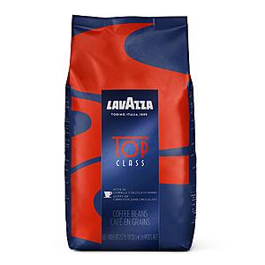 2.2-Lbs Lavazza Top Class Whole Bean Coffee (Medium Espresso Roast) $15.45 w/ S&S + Free Shipping w/ Prime or on $35+