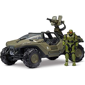 Halo Deluxe Warthog Vehicle w/ 4" Master Chief Action Figure $15 + Free Shipping w/ Prime or on $35+
