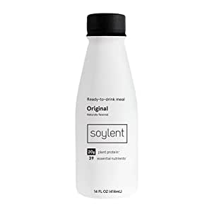Soylent Complete Nutrition Gluten-Free Vegan Protein Meal Replacement Shake, Original, 14 Oz, 12 Pack & More~$26.48 @ Amazon~Free Prime Shipping!