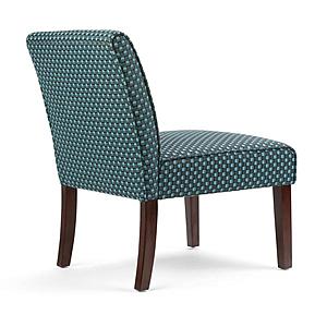Target: Sallybrook Upholstered Accent Chair - Simpli Home - $41.48 (regular price-$104.99) - Teal or Green -  REDcard additional 5% off