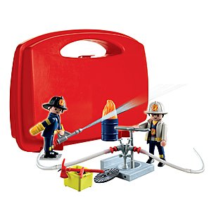 Playmobil Building Sets: Fire Rescue Carry Case $7 & More + Free Store Pickup