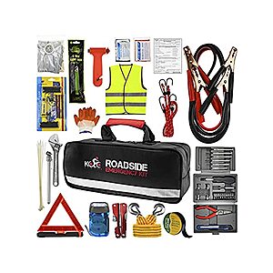 156-Pc Kolosports Car Kit Multipurpose Emergency Pack $44.99