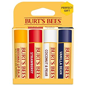 Burt’s Bees Lip Balm 4-Packs on Amazon [Subscribe & Save] $5.7