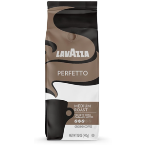 $14.62 w/ S&S: Lavazza Perfetto Ground Coffee Blend, Dark Roast, 12 Ounce (Pack of 6)
