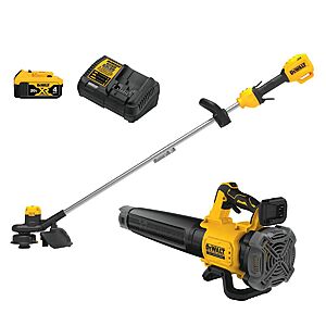 DEWALT Trimmer and Blower Combo, 4ah XR battery, 5Ah XR battery, charger DCKO215M1 + DCB205 $200 + shipping or Free Pick up @Bomgaars $199.99