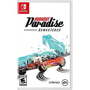 Burnout Paradise Remastered - Nintendo Switch - $9.99 @ Best Buy + Free Store Pickup