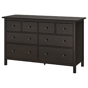 50% Off IKEA HEMNES Chests/Dresser (black-brown): 6-Drawer $175, 8-Drawer $200 & More + Free Store Pickup