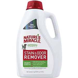 Nature's Miracle Dog Stain and Odor Remover 128oz $16.99 (f/s with Prime)