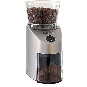 Capresso Infinity Conical Burr Coffee Grinder + Cafe Bustelo Espresso Ground Coffee $75.39 w/ FS