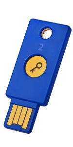 Yubico FIDO U2F and FIDO2 USB and NFC Key $12.25 at Yubico Inc via Amazon