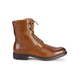 Mens' Footwear: Black Brown 1826 Lace-Up Plain-Toe Boots $18.90 & More + Free S/H w/ Shoprunner