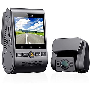 VIOFO A129 Plus Duo Dual Channel Wi-Fi GPS 1440p Front + 1080p Rear Dash Cam $144 & More + Free S&H