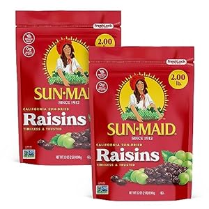 Sun-Maid California Sun-Dried Raisins - (2 Pack) 32 oz Bags - $7.30 or less