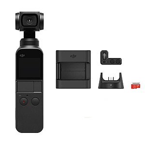 DJI Osmo Pocket 4K Camera + DJI Expansion Kit + 32GB microSD Card $285 + Free Shipping