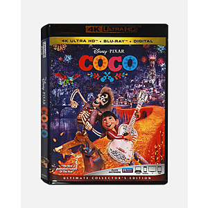Disney Movie Insiders Physical Media: Coco (4K Ultra HD + Blu-ray + Digital) 1100 DMI Points & More + Free S/H