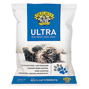 40-Lb Dr. Elsey's Clumping Multi-Cat Litter 2 for $25.70 ($12.85 ea), 38-Lb Arm & Hammer Clump & Seal Multi-Cat Litter 2 for $32.50 ($16.25 ea) & More + Free Same-Day Delivery