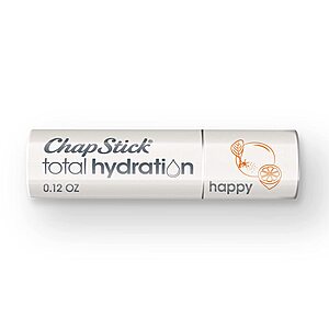 ChapStick Total Hydration Essential Oils Lip Balm (Happy Orange And Lemon) $2.35  w/ S&S+ Free Shipping w/ Prime or on $25+