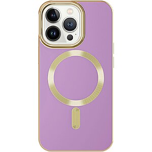 iPhone 12/13 Pro Max Cases: AMPD Gold Bumper Soft Case w/ MagSafe $10 & More + Free Store Pickup