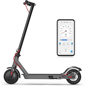 Hiboy S2 Electric Scooter - 8.5" Solid Tires - Up to 17 Miles Long-Range & 19 MPH Portable Folding Commuting Scooter for Adults