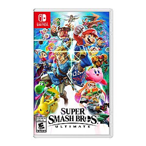 New QVC Customers: Nintendo Switch Games: Super Smash Bros. Ultimate & More + Filler Item from $34.60 + Free Shipping