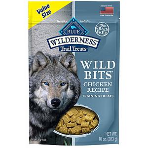 10oz Blue Buffalo Wilderness Wild Bits High Protein Dog Treats (Chicken) $3.40 & More w/ S&S + Free S/H