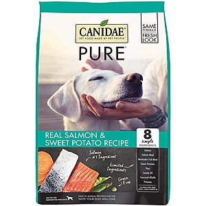 Canidae Grain Free Pure Adult Dog Food, 24 lbs. as low as $22.74 +Tax and other Canidae products 50% + 5%/15% off w/S&S @ Amazon YMMV