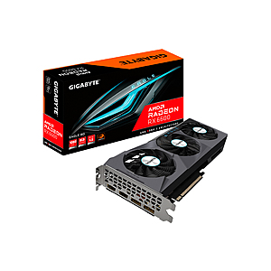 Gigabyte Radeon RX 6600 Eagle 3 fan 8gb Video Card $180 after promo code @ Newegg