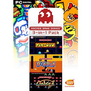 Arcade Game Series 3-in-1 Pack: Pac-Man, Dig Dug & Galaga (PC Digital Download) $1.80, Pac-Man Championship Edition 2 (PC Digital Download) $2.93 & More