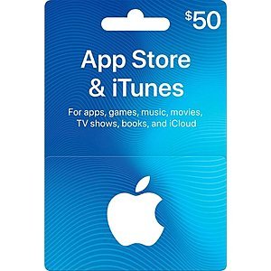 $50 App Store & iTunes Gift Card $40