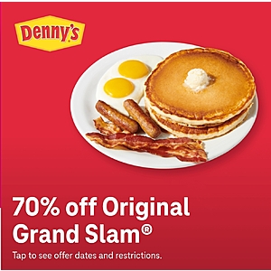 T-Mobile Tuesdays app users 7/25/23: 70% off Dennys original Grand Slam, 30% off Crocs, Free Photo Prints, 15 cent Shell gas discount, and more