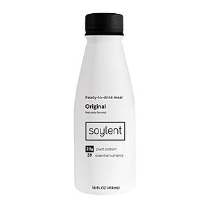 Soylent Meal Replacement Shake, Original, 14 Oz, 12 Pack amazon S&S $24