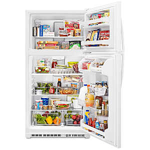 Costco Members: Whirlpool 20 Cu. Ft. Top-Freezer Refrigerator + $100 Costco Card $700 + Free Shipping