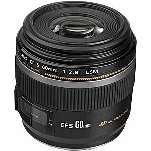 Canon Lenses: EF-M 22mm F/2 $183, EF 50mm F/1.4 $239, EF-S 60mm F/2.8 $289 & More + Free S&H