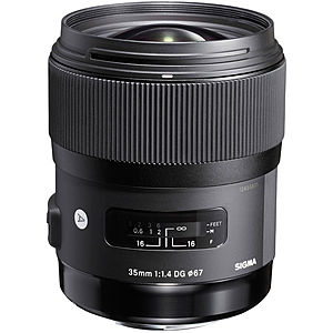 Sigma 35mm f/1.4 DG HSM Art Lens (Various Mounts) $599 + Free Shipping