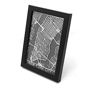 5" x 7" Steel City Maps $16.99 + Free Shipping