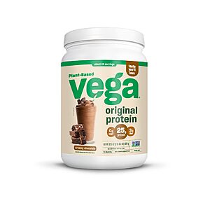 32.5-Oz Vega Original Protein Powder (Chocolate or Vanilla) $17.54 w/ S&S + Free Shipping w/ Prime or on $35+