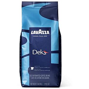 1.1-Lbs Lavazza Decaf Dark Espresso Roast Whole Bean Coffee $10.62 w/ S&S + Free Shipping w/ Prime or on $35+