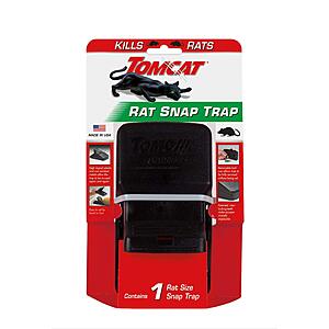 Tomcat Rat Snap Trap, 1 Rat Size Trap - Reusable  ($5.45 after 5% Sub 'n Save and $1 Clip 'n Save Coupon)