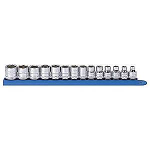 Gear Wrench 3/8 in. Drive Metric 6-Point Standard Socket Set (14-Piece) $14.99 after 25% disco and free store pickup or free ship at $35 $14.99