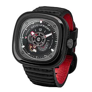 SevenFriday Men's P-Series Racer III Automatic Black Watch P3C/06 $499.99 + Free Shipping