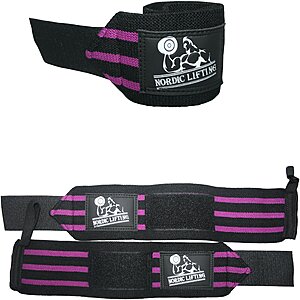 Nordic Lifting Wrist Wraps (1 Pair/2 Wraps) for Weightlifting (4 colors) $7.67 + Free Shipping w/ Prime or on $35+