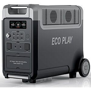 3840Wh Eco Play N051 Portable Power Station $1199.50 + Free Shipping