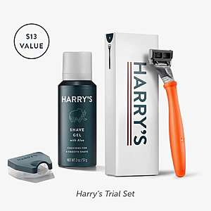 Harry's Shaving Trial Set Free + Free Shipping