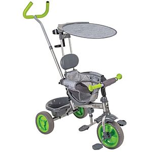 Huffy Malmo Toddler 4-in-1 Canopy Tricycle w/ Push Handle $56 + Free Shipping