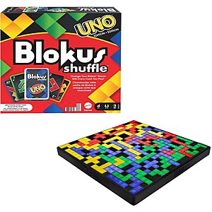 Mattel Blokus Shuffle UNO Edition Board Game $6 + Free Shipping