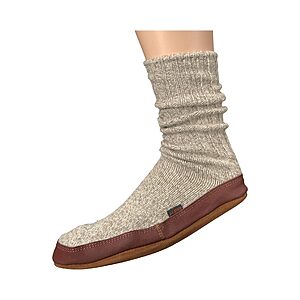Acorn Women’s & Men’s Original Slipper Socks $15.60, Acorn Men's Moc $14.70, More + Free Shipping