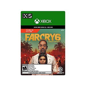 Far Cry 6 (Xbox Series X/S & Xbox One Digital Download) $13.49